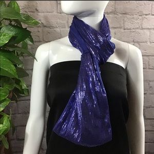 Sparkling sequined infinity scarf